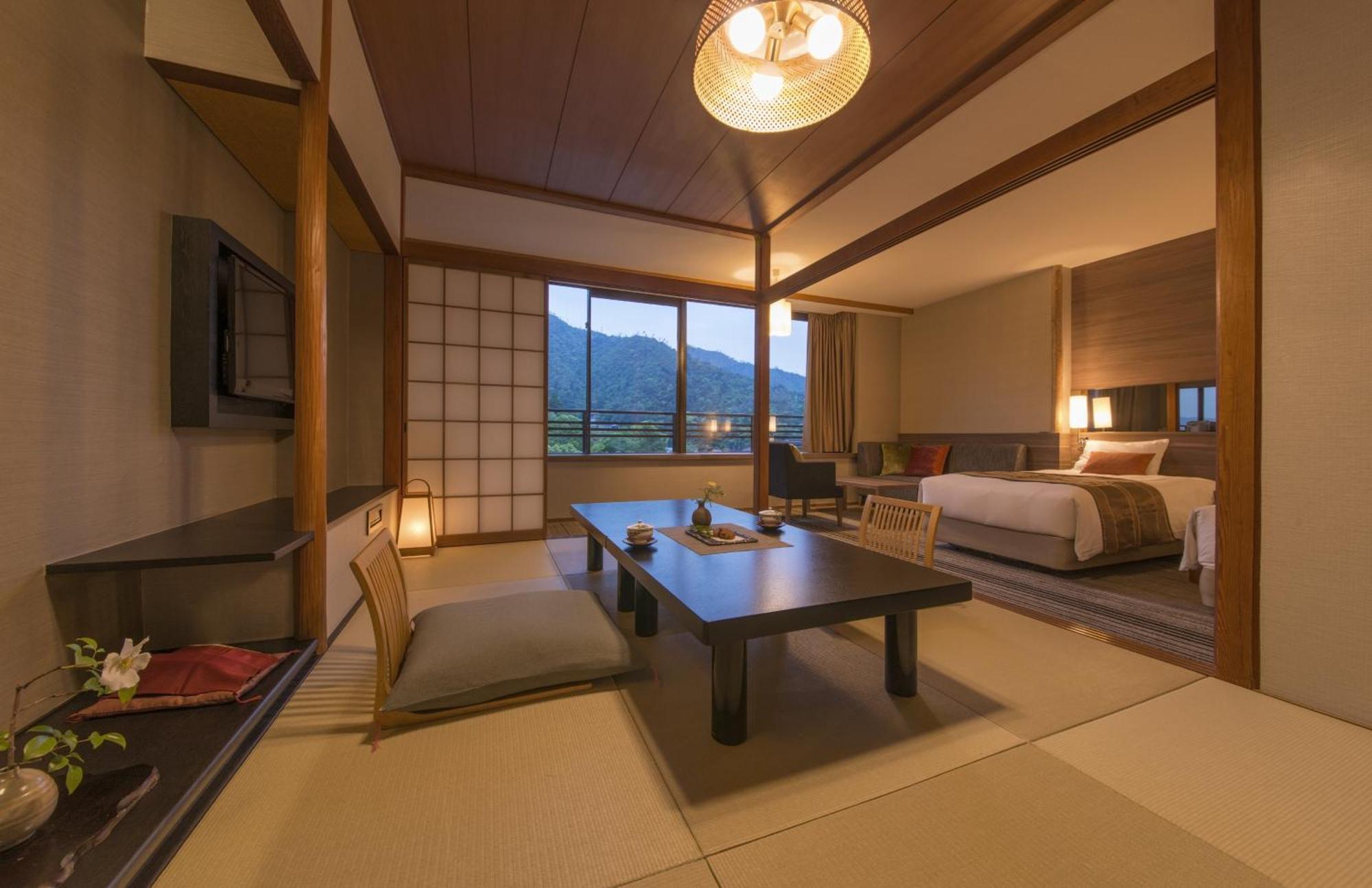 Miyajima Grand Hotel Arimoto Hatsukaichi Exterior foto